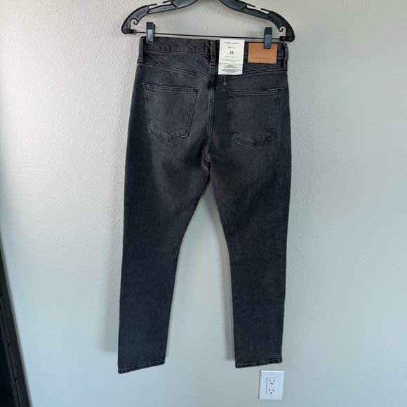 New Citizens of Humanity Skyla Mid Rise Cigarette Jeans Covert Black Denim 26 - Picture 11 of 16